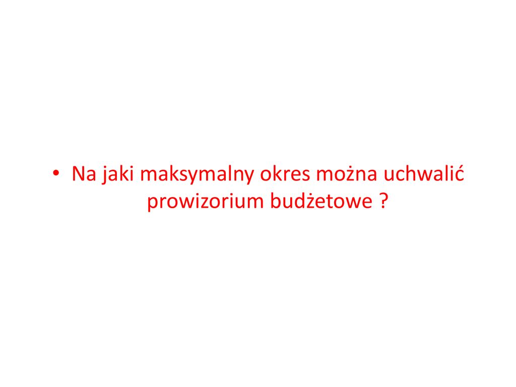 Przygotowanie Projektu Ustawy Bud Etowej Na Rok Ppt Pobierz